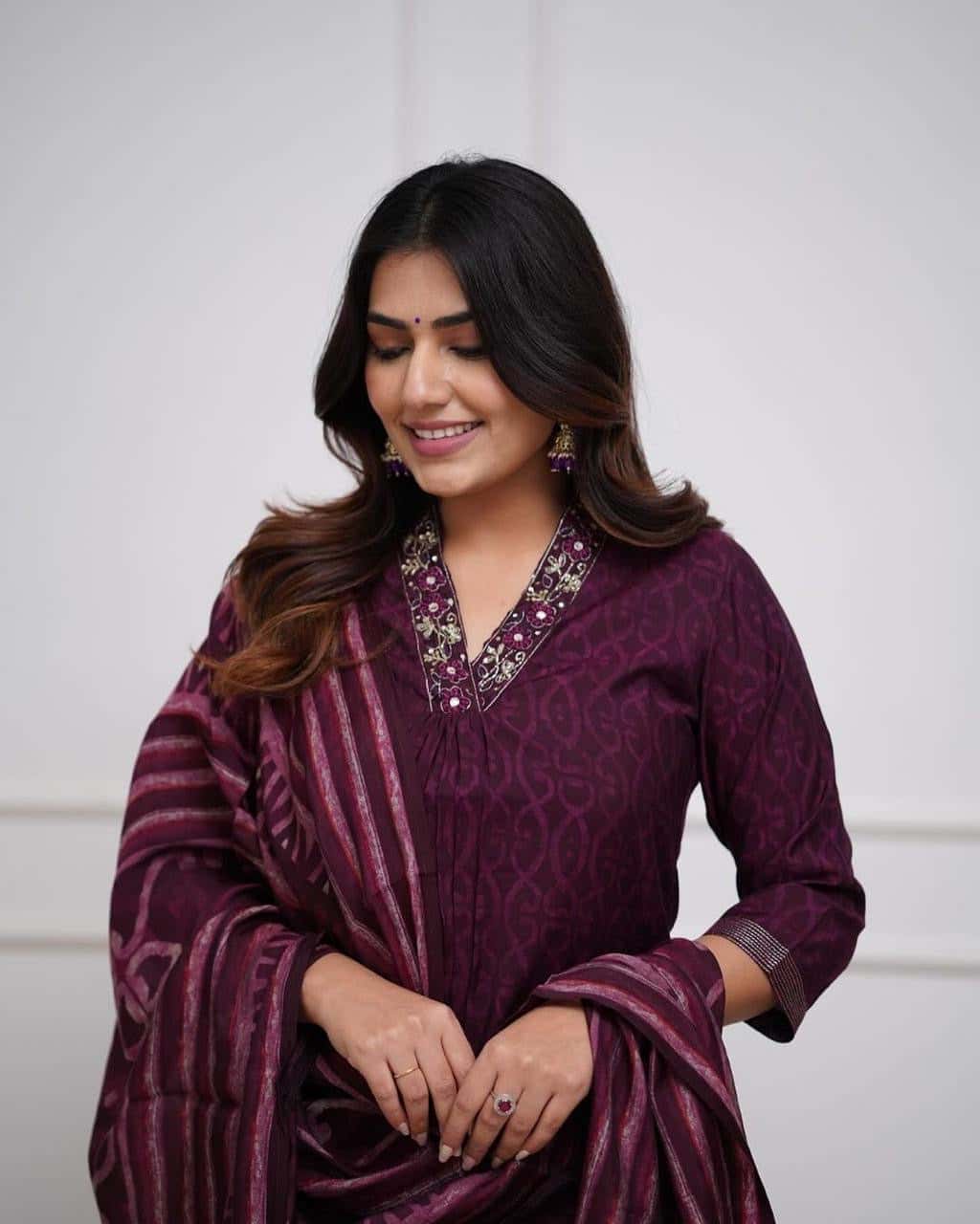 Festive Special Embroidered Kurta Pant Dupatta Set