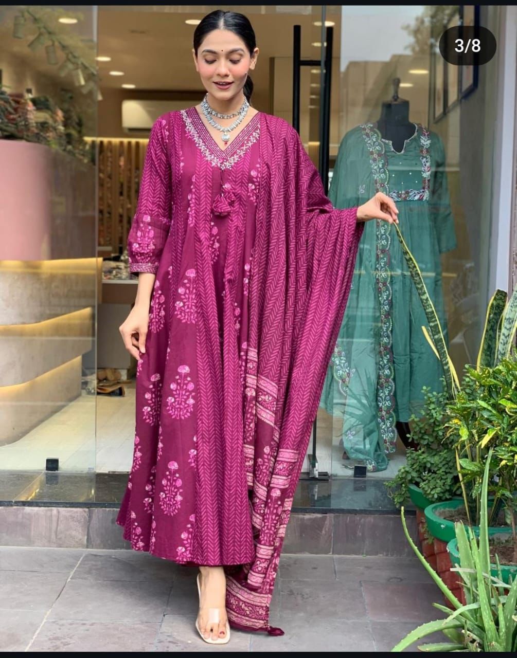Classy Kurti Pant & Dupatta Set