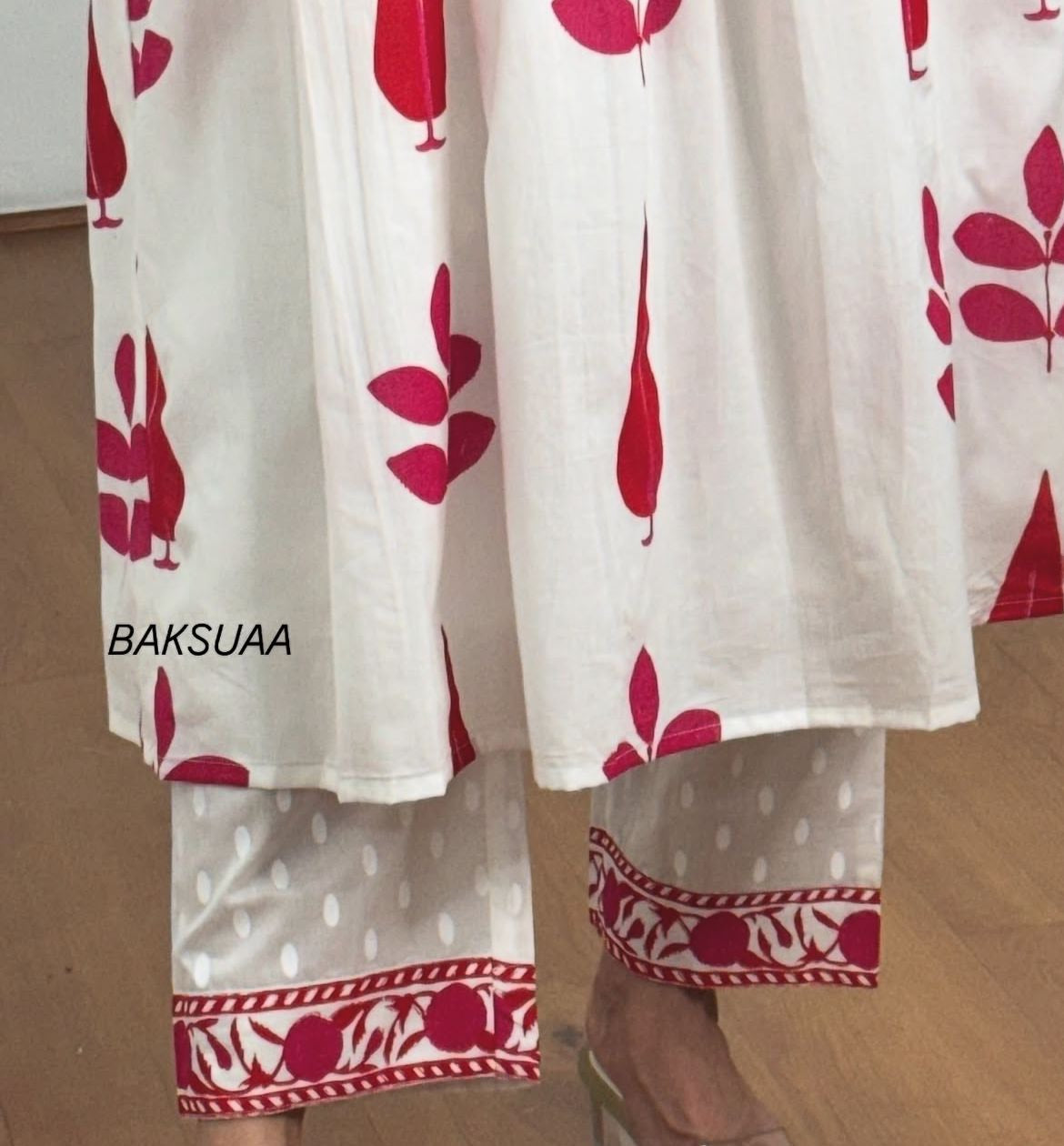 Cotton Pintex Comfy Kurti Pant Set