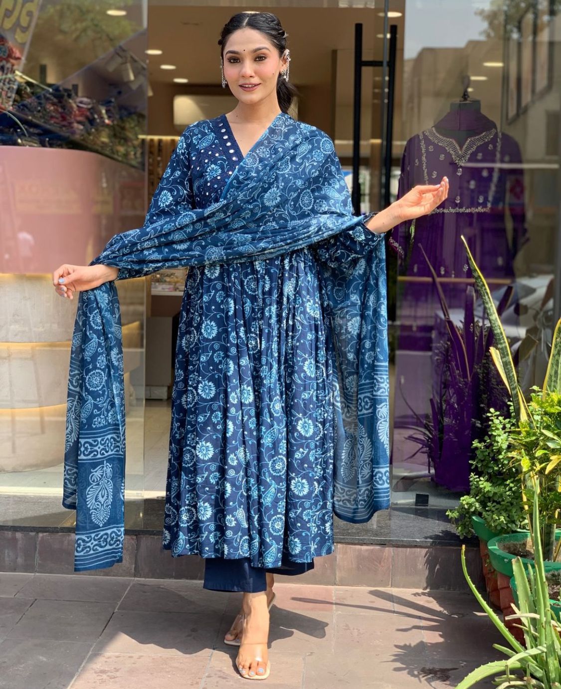 Classy Kurti Pant & Dupatta Set