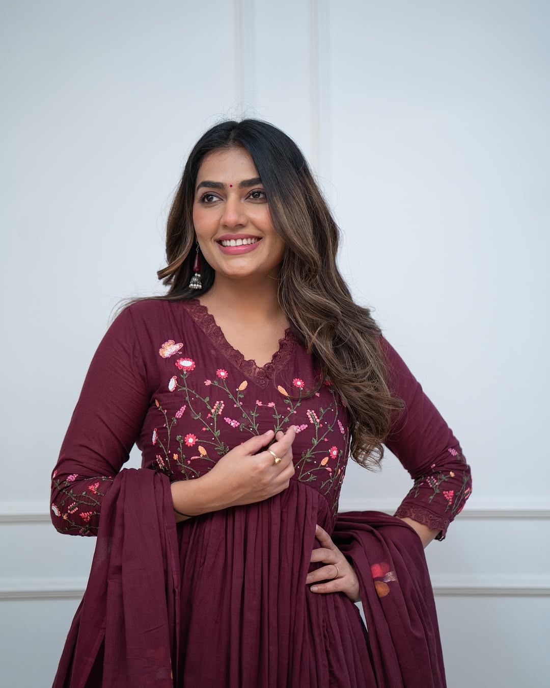 Cotton Kurta, Pant & Dupatta Set