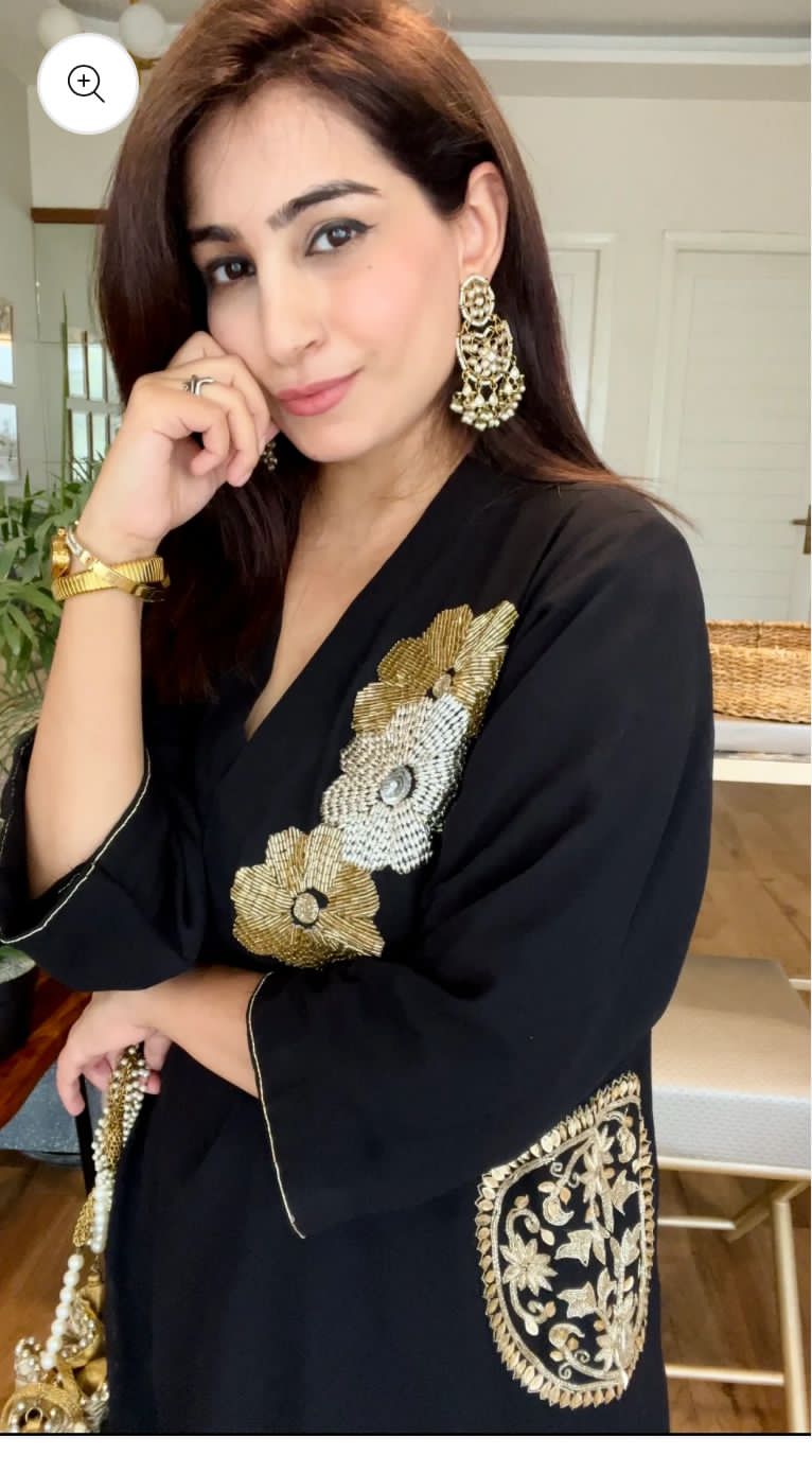 Heavy Hand Embroidered Kurta Set