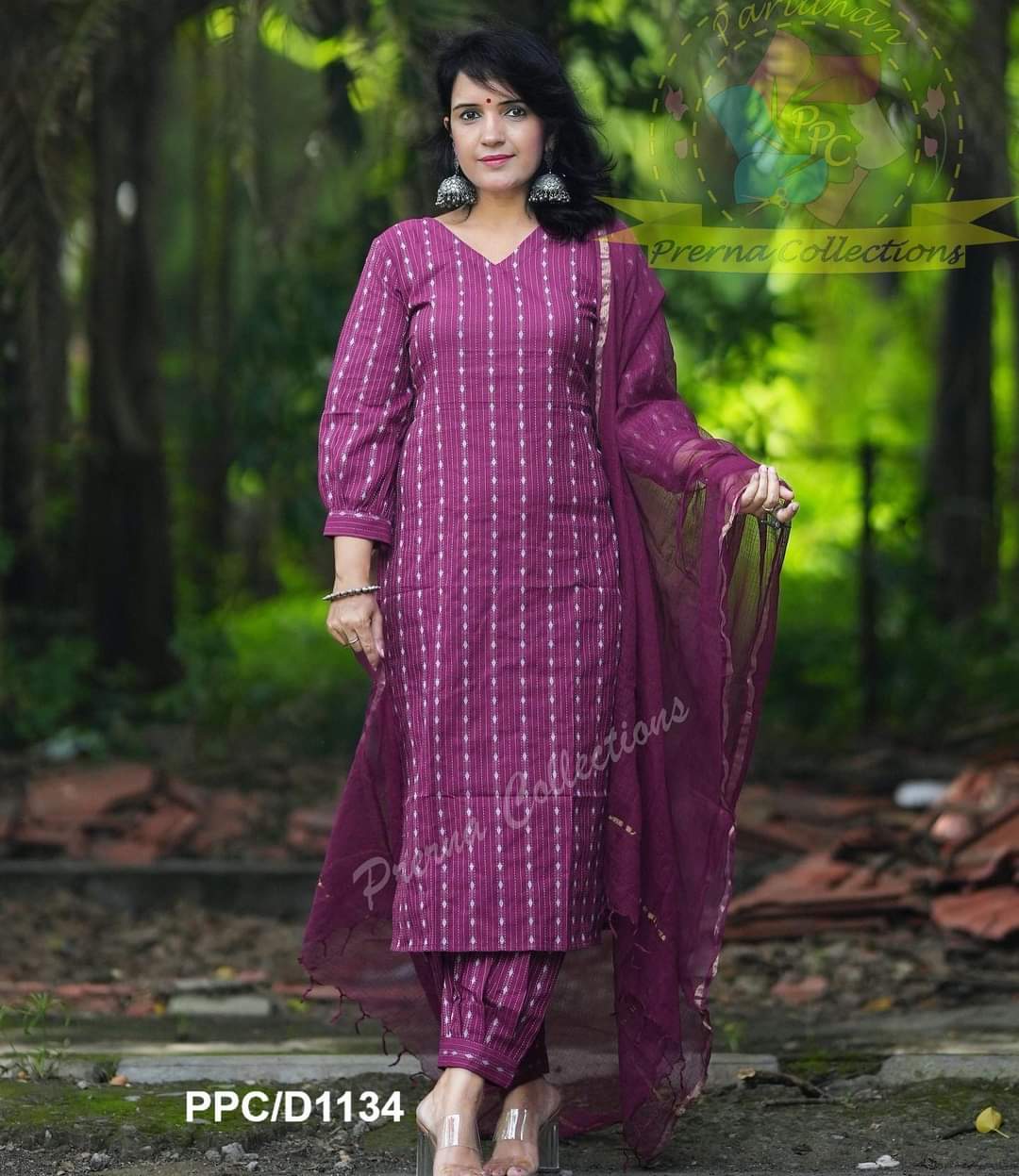 Pure Kantha Cotton Suit