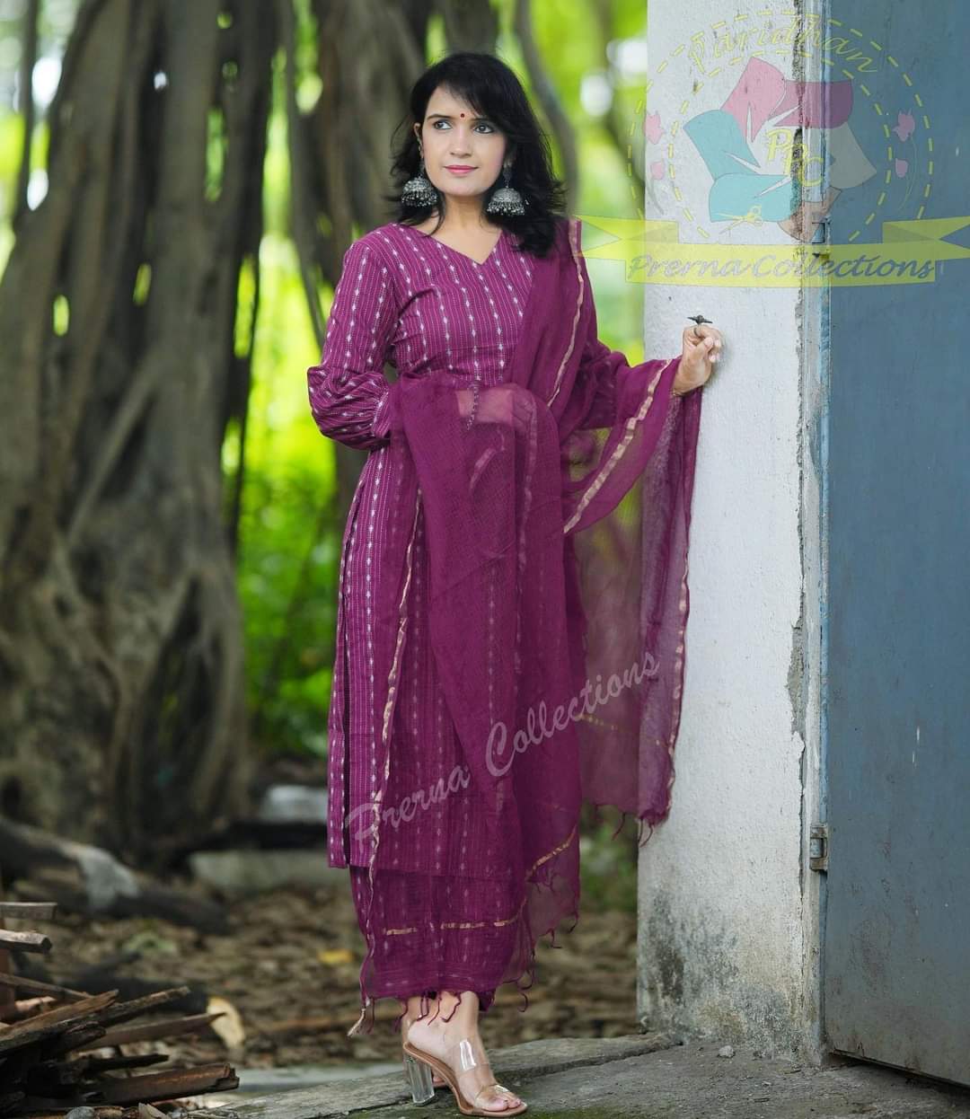 Pure Kantha Cotton Suit