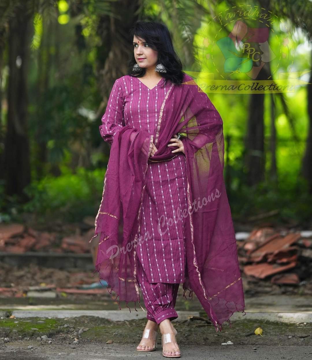 Pure Kantha Cotton Suit