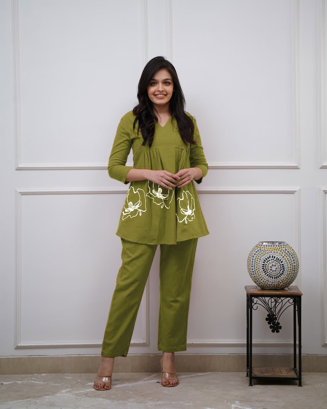 Beautiful Embroidered Co-ord Set
