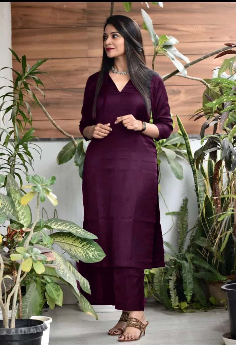 Cotton Co-Ord Set For Office Wear