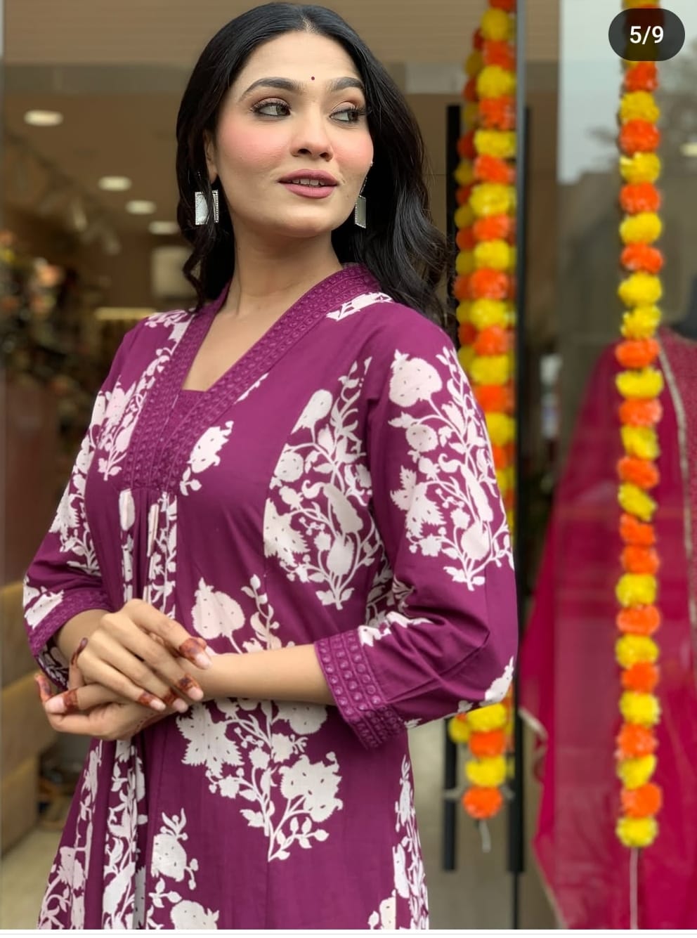 Heavy Cotton Party Wear Suit Set