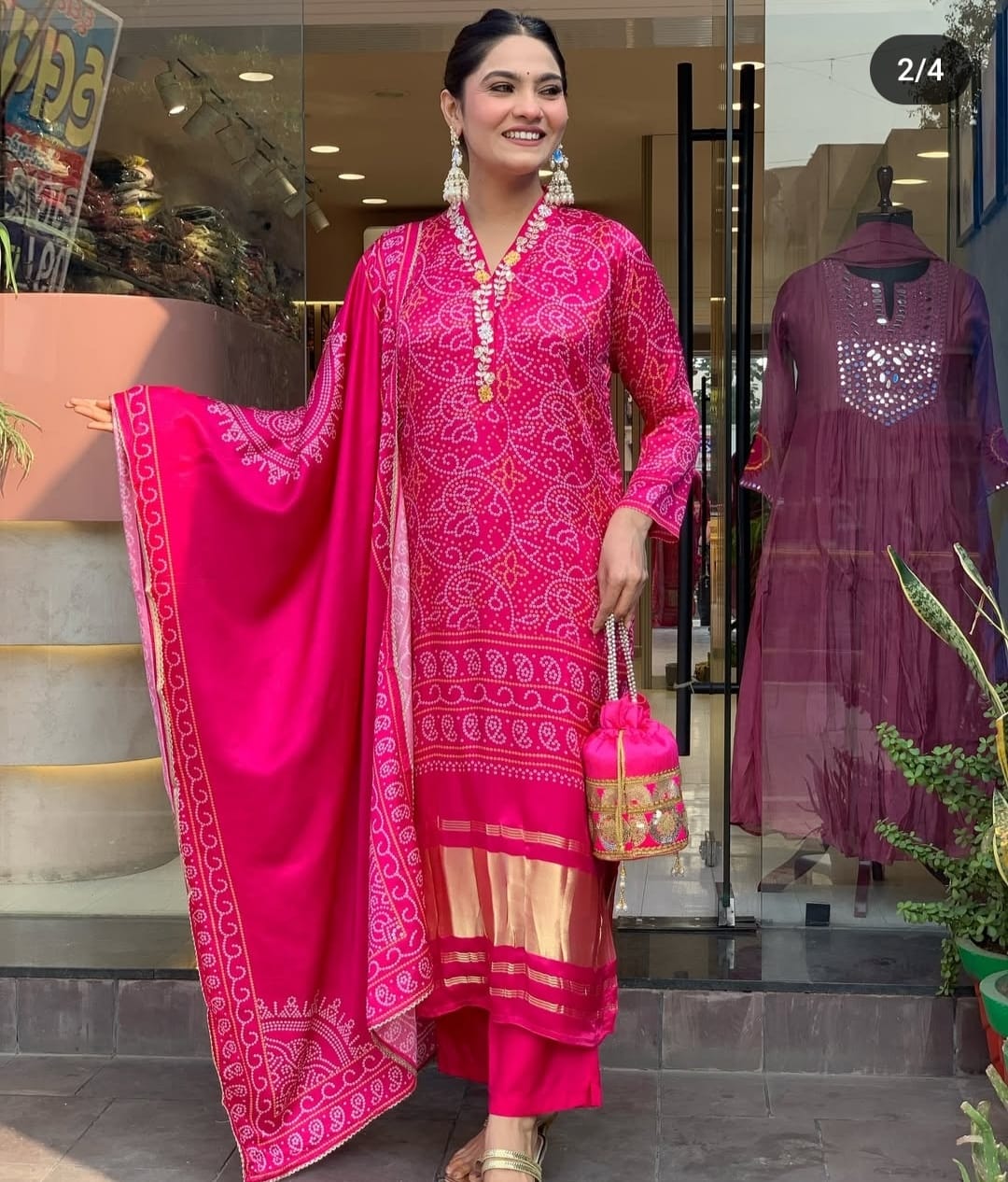Heavy Gazi Silk Wedding Wear Suit Set