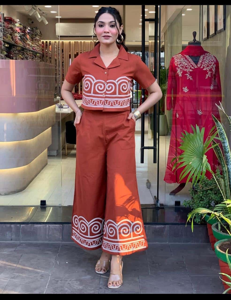 Heavy Cotton Flex Beautiful Co-Ord Set