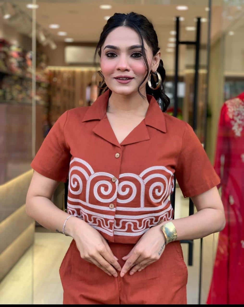 Heavy Cotton Flex Beautiful Co-Ord Set