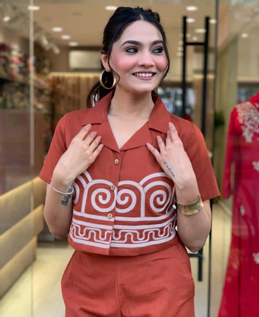 Heavy Cotton Flex Beautiful Co-Ord Set