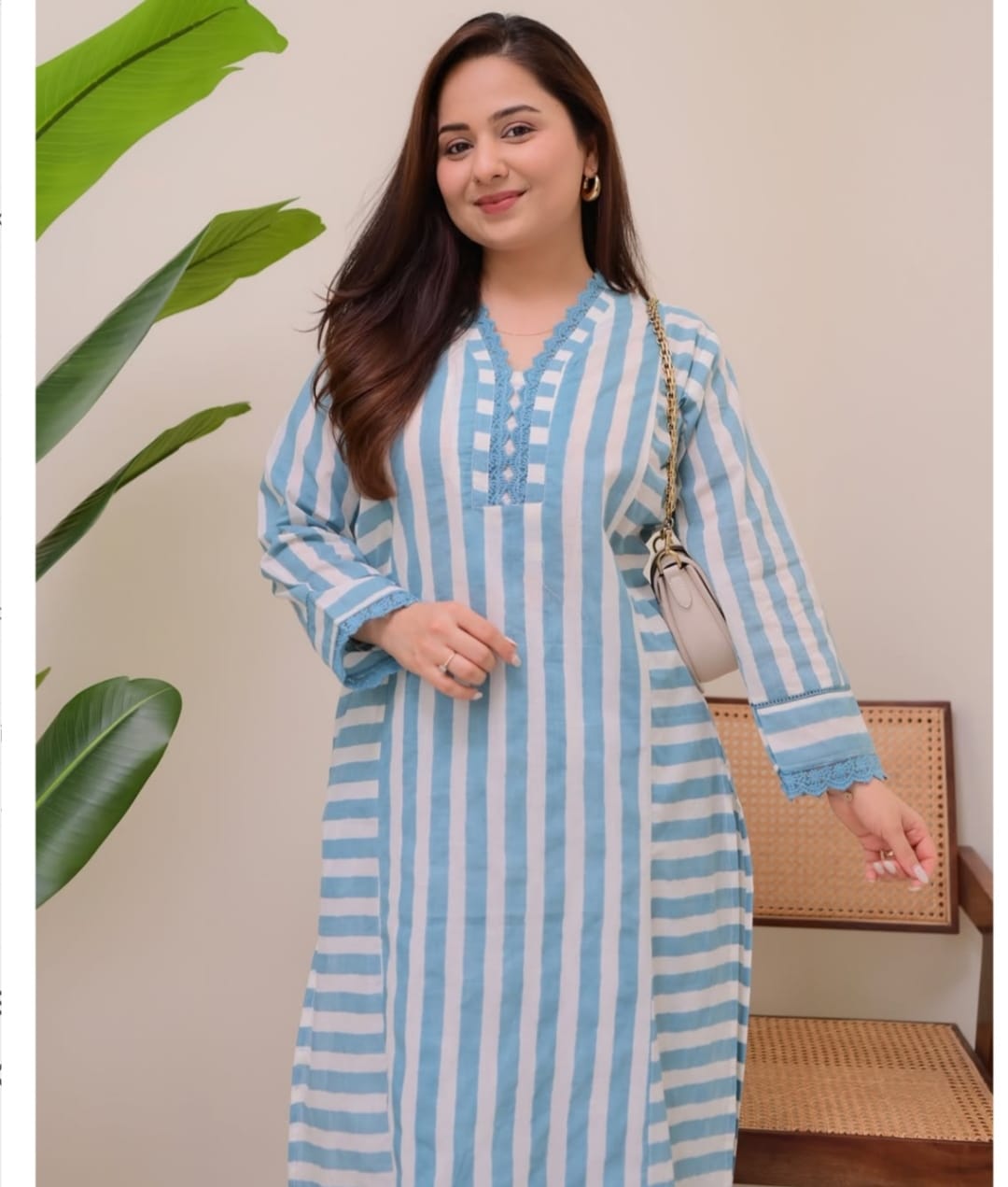 Comfort fit kurti pant set