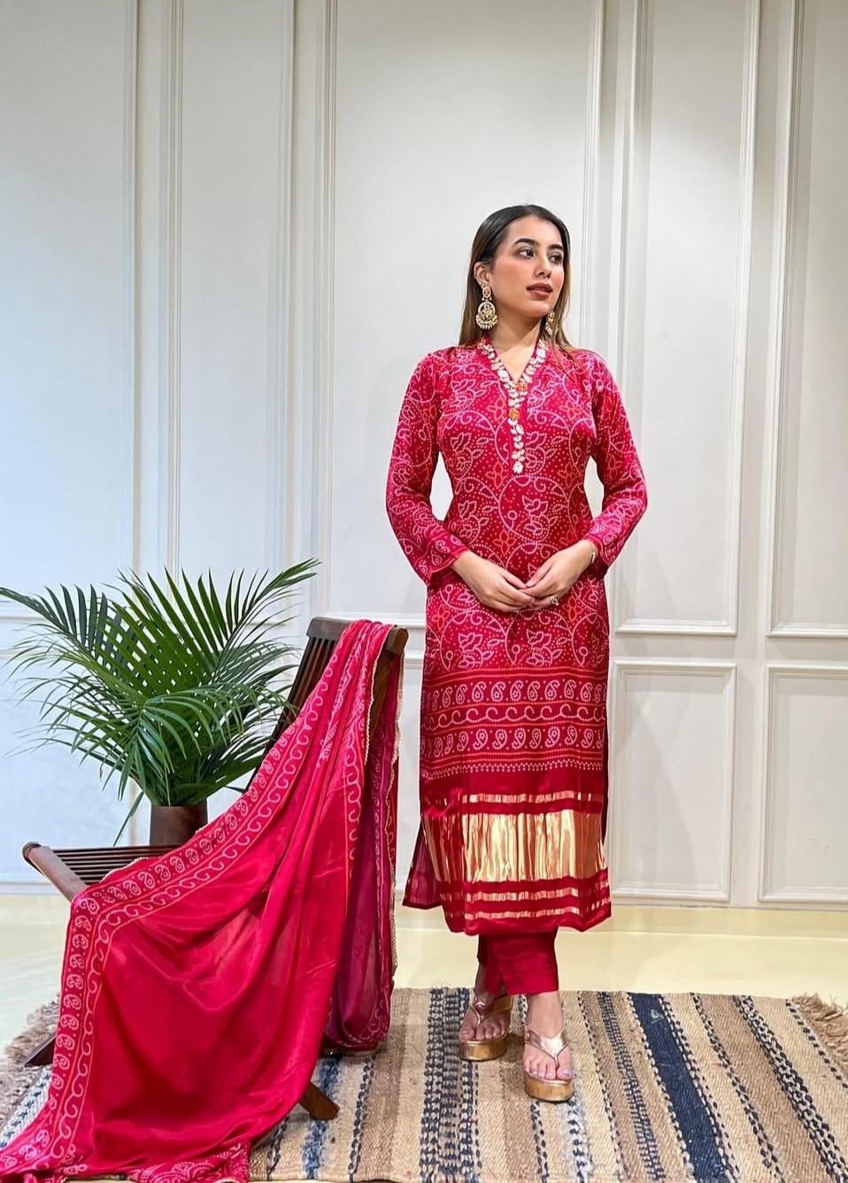 Heavy Gazi Silk Wedding Wear Suit Set