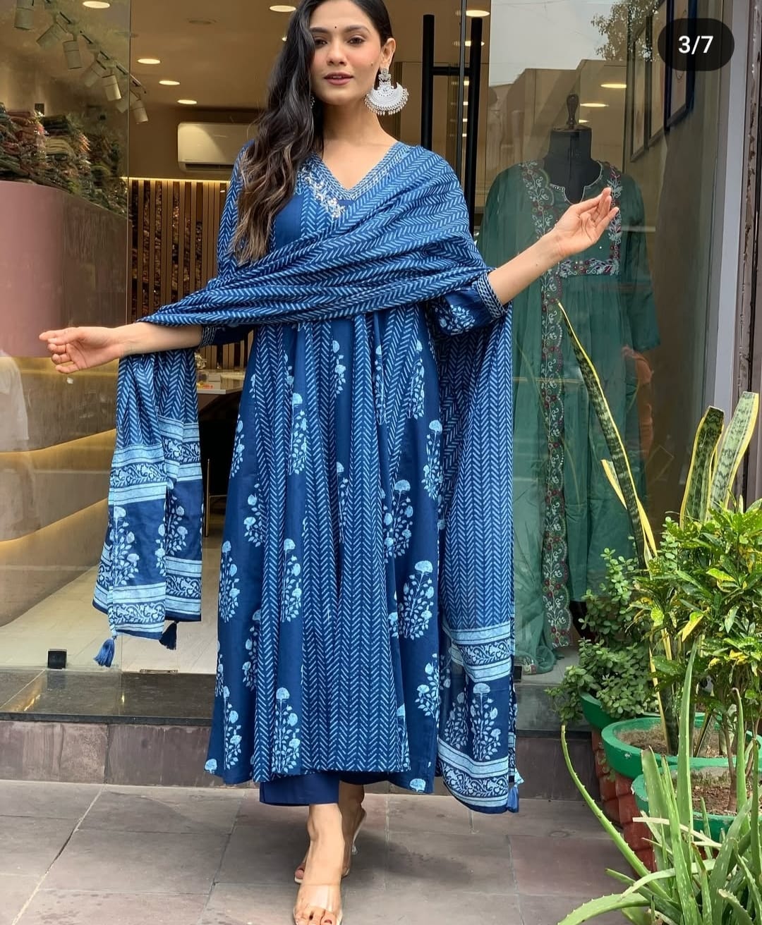 Classy Kurti Pant & Dupatta Set