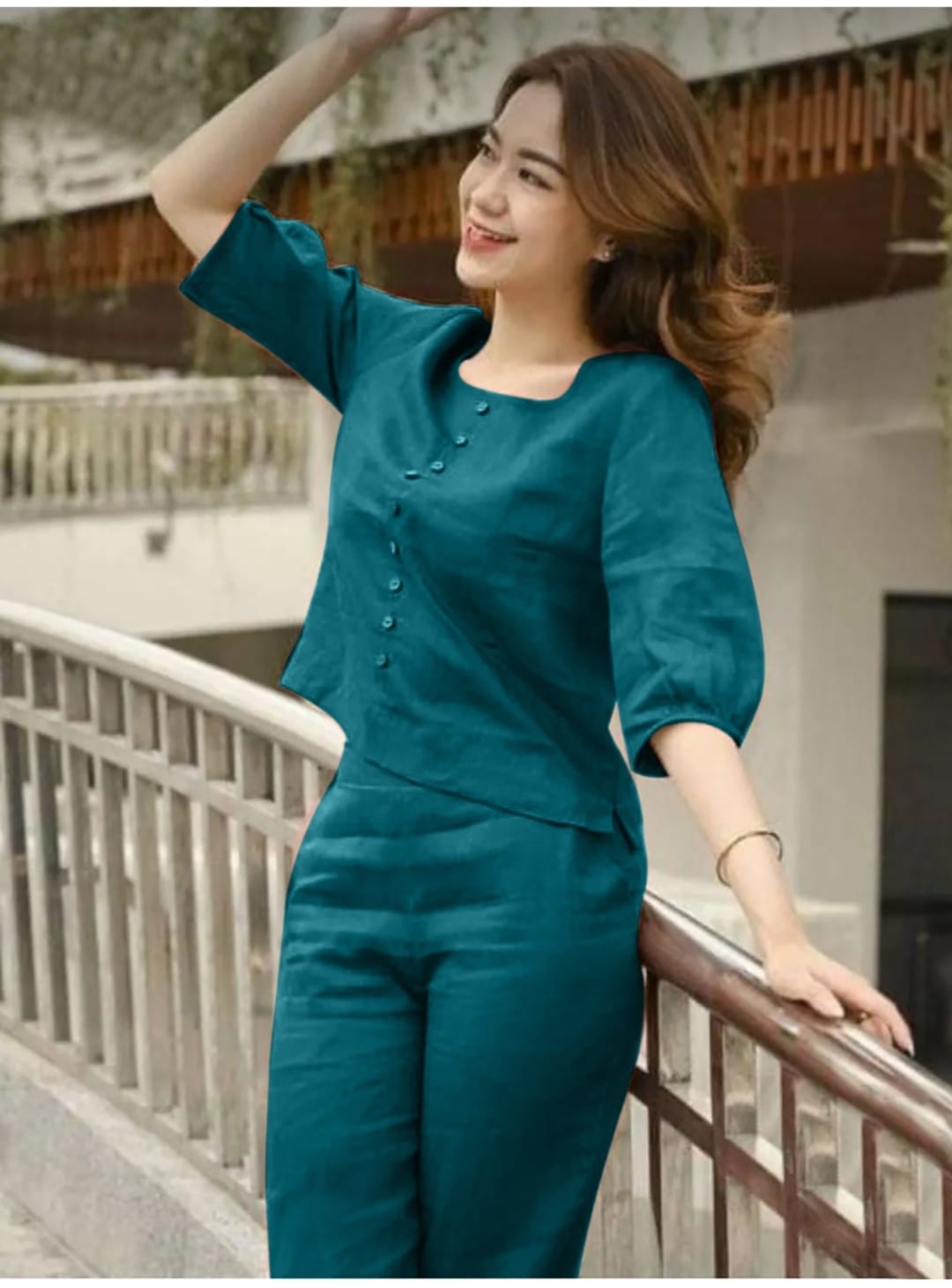 Premium Cotton Flex and bold shade of Full Sleeves Co-Ord set with two Side Pockets