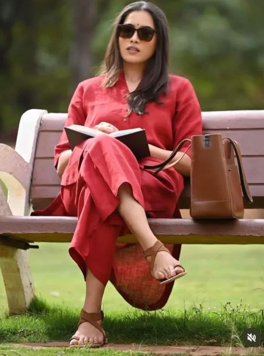Cotton Flex Office Wear Co-Ord Set