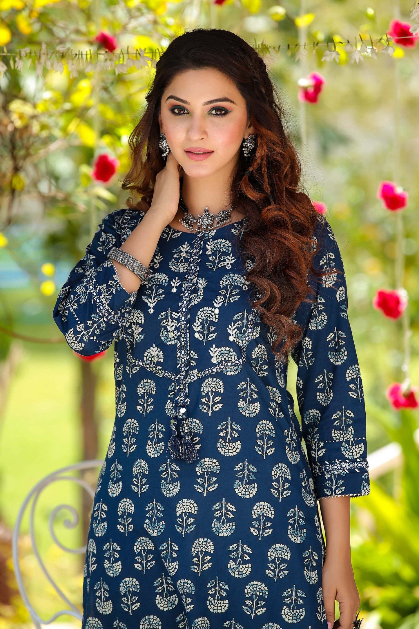 Heavy Cotton Festive Wear pant set