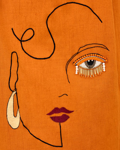 Beautiful  Hand Embroidery 2 Piece Set