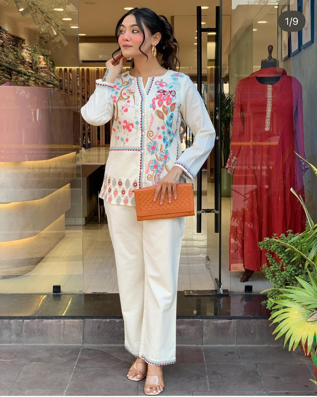 Chic & Breeze by jaipur Trendz Embroidered Co-ord Set For Every Occasion