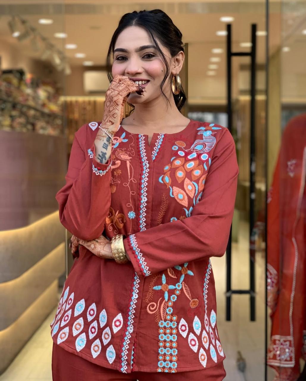 Chic & Breeze by jaipur Trendz Embroidered Co-ord Set For Every Occasion