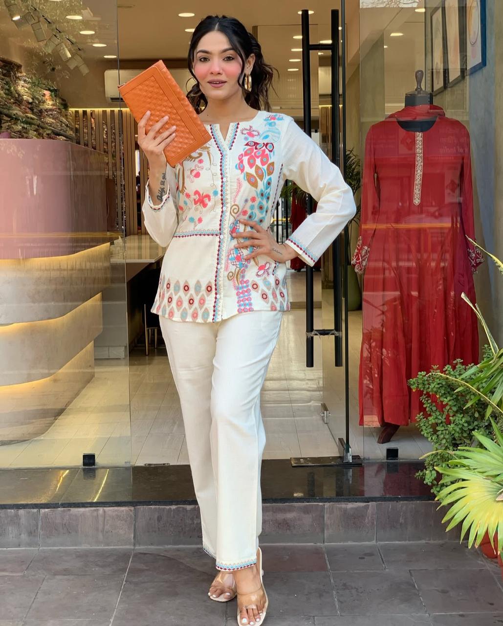 Chic & Breeze by jaipur Trendz Embroidered Co-ord Set For Every Occasion
