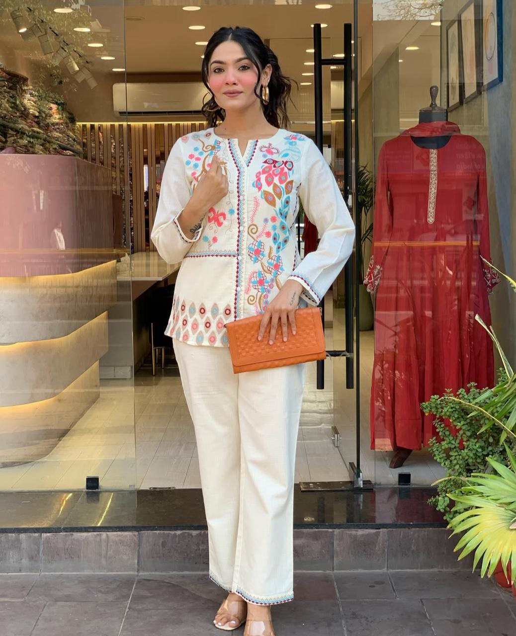 Chic & Breeze by jaipur Trendz Embroidered Co-ord Set For Every Occasion