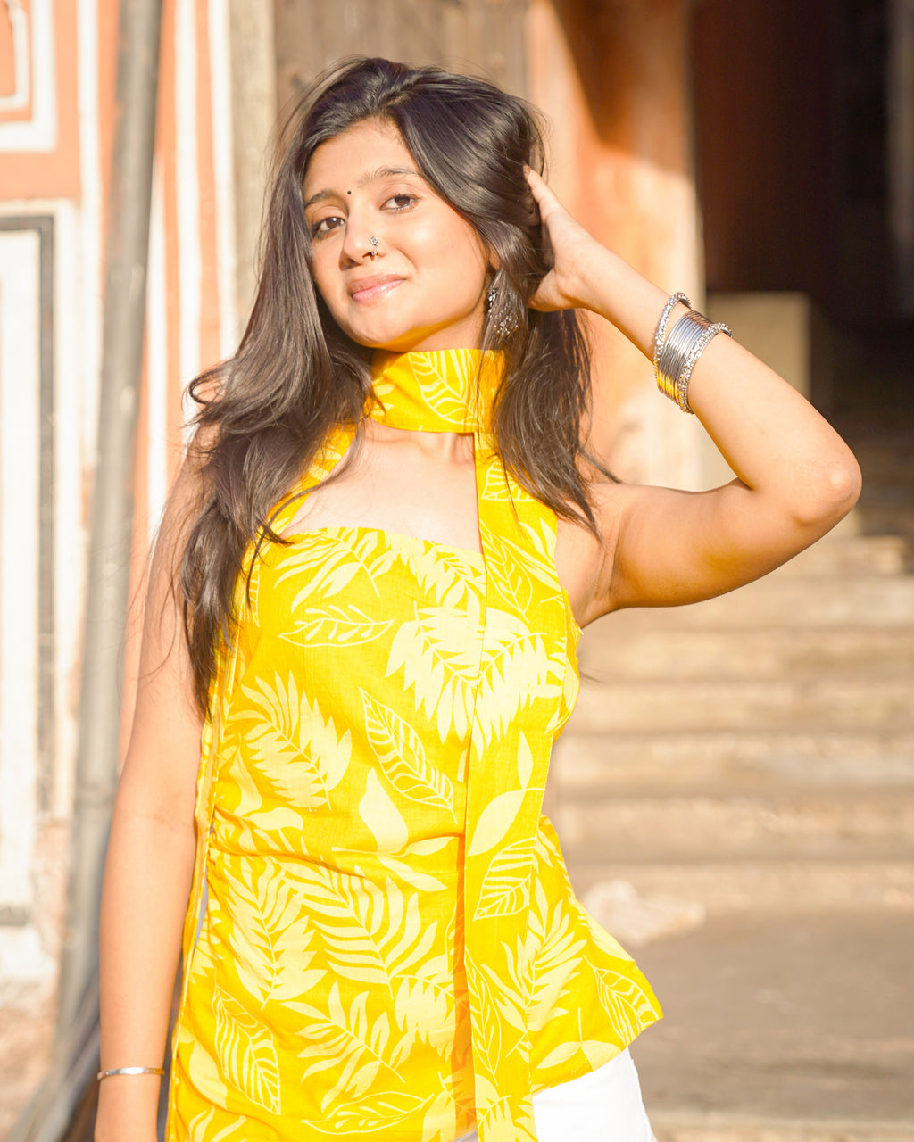 DUA - The sunshine yellow kurti