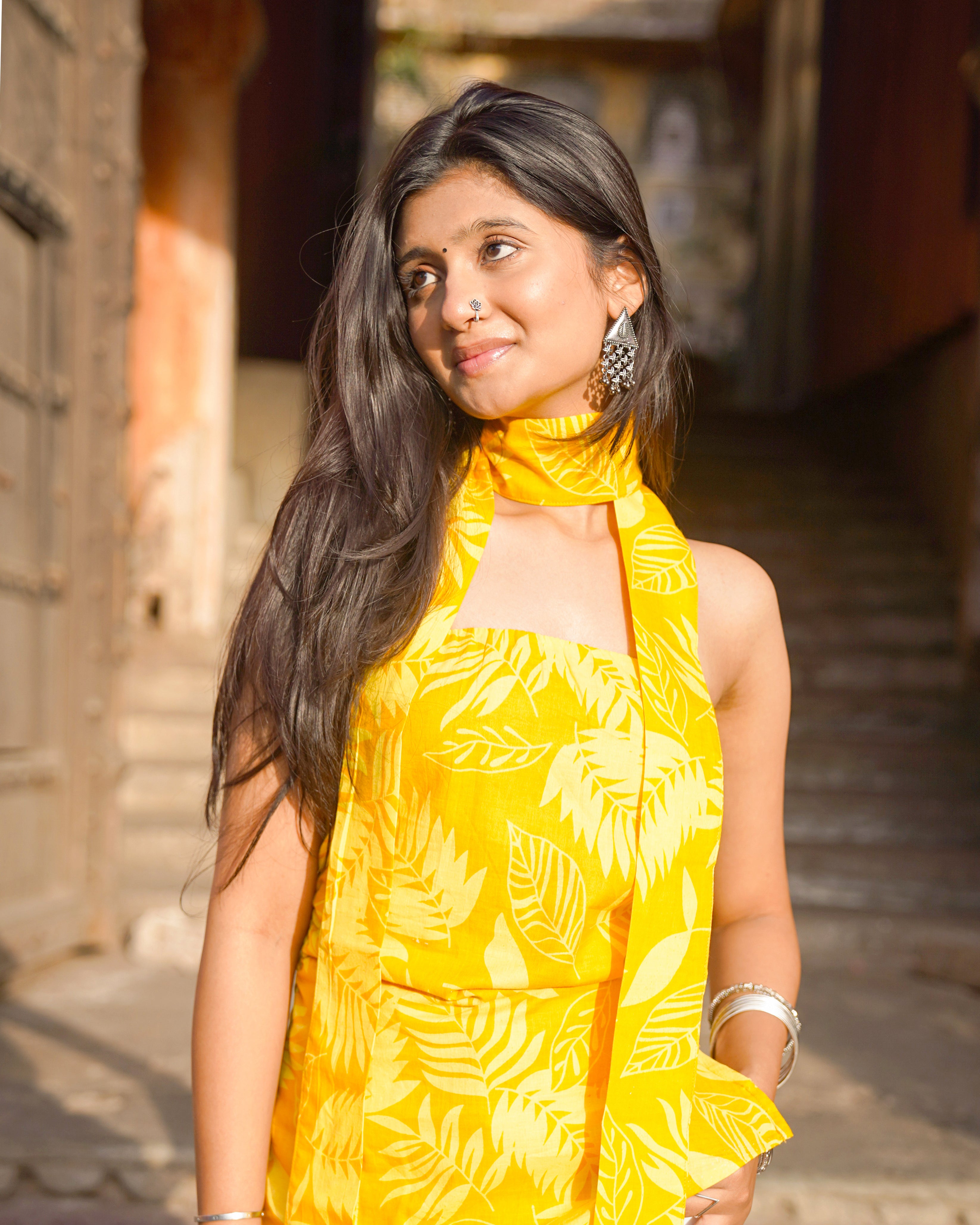DUA - The sunshine yellow kurti