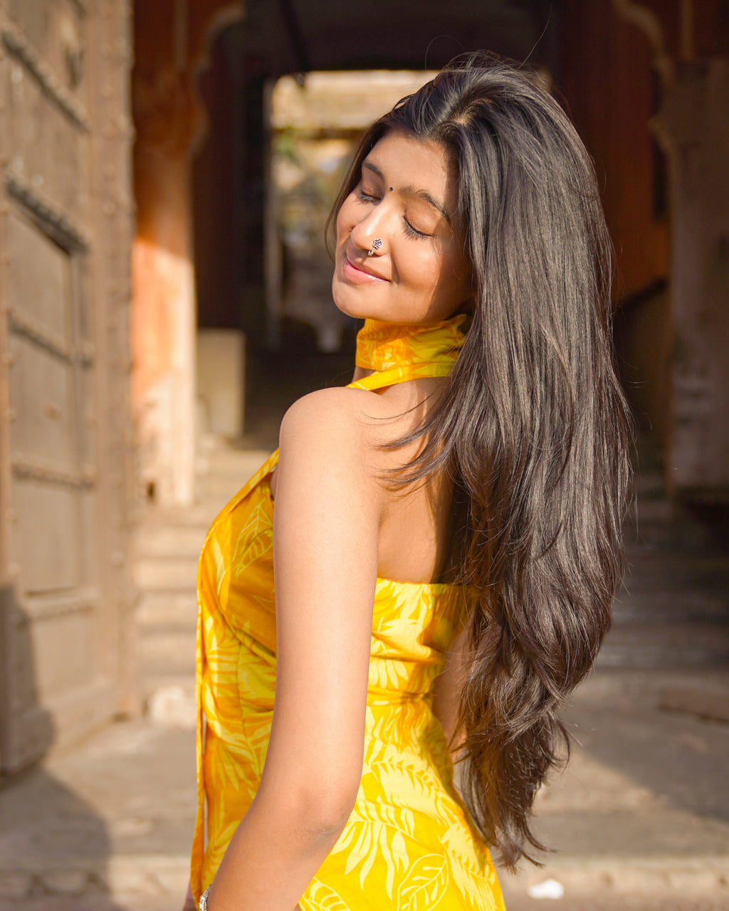 DUA - The sunshine yellow kurti
