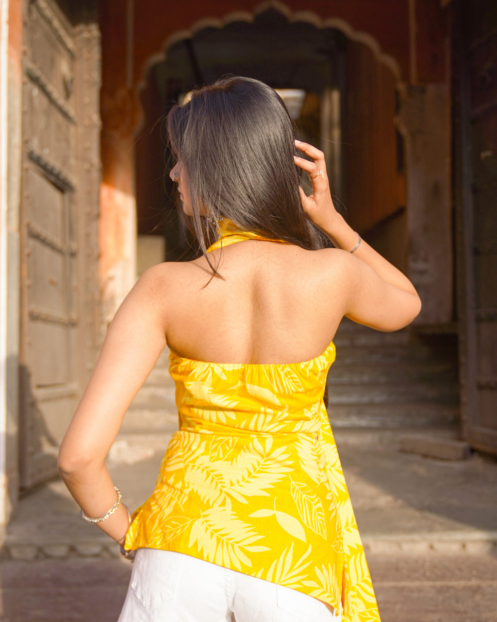 DUA - The sunshine yellow kurti