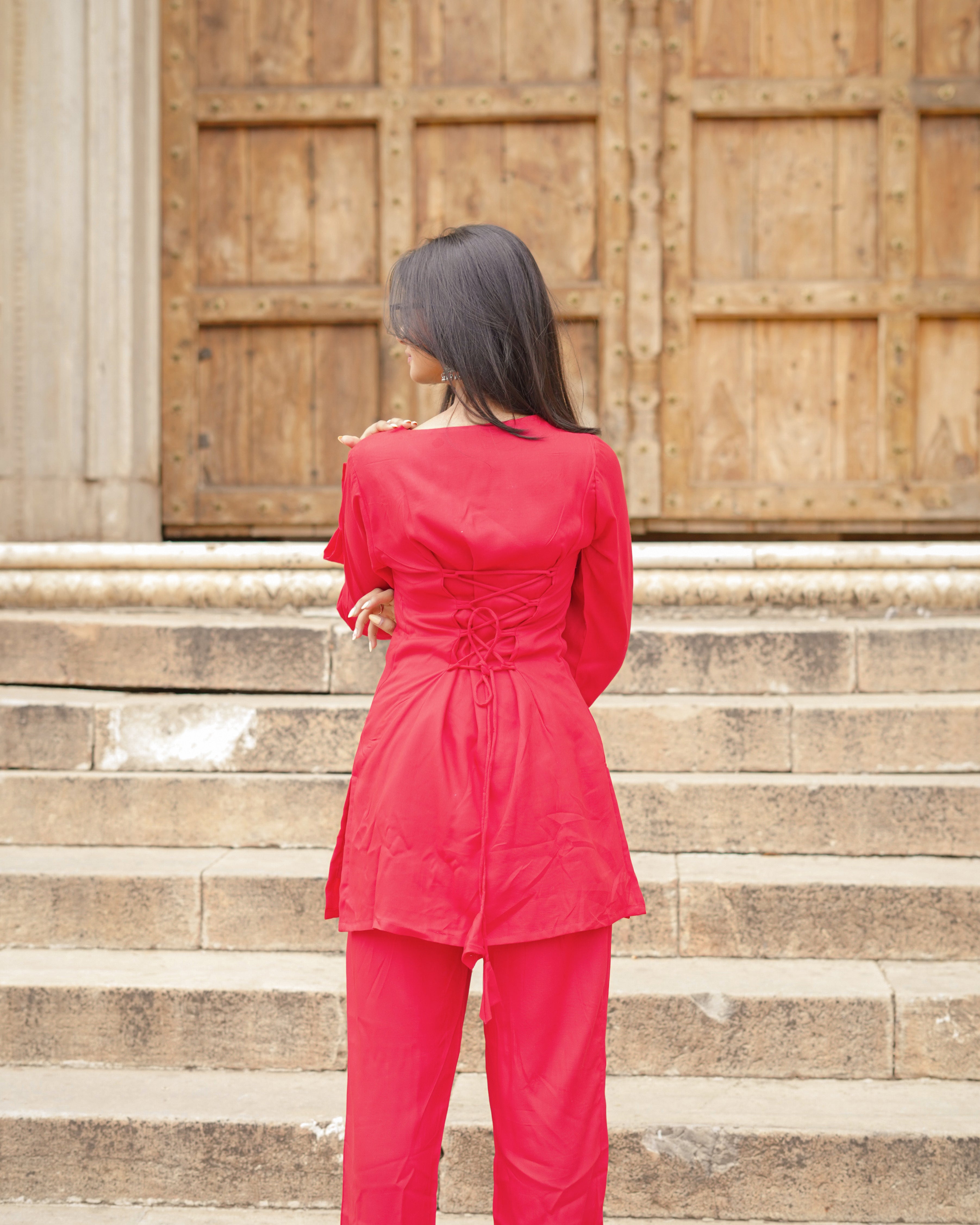 Roohi – Cotton Co-ord Set with Dual Pocket Pants
