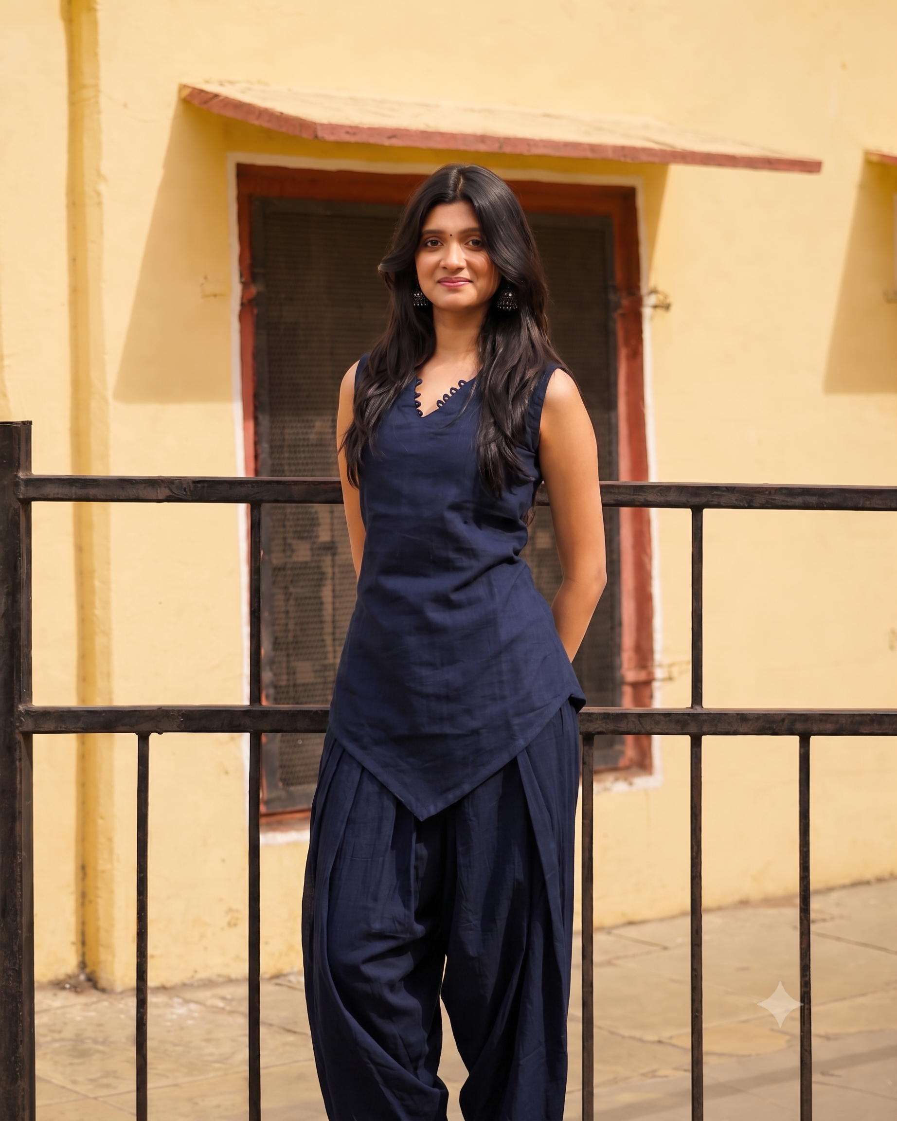 Chhavi – White Cotton Co-ord Set for Women