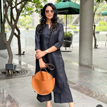 Heavy Jam Cotton Kurta And Pant Set