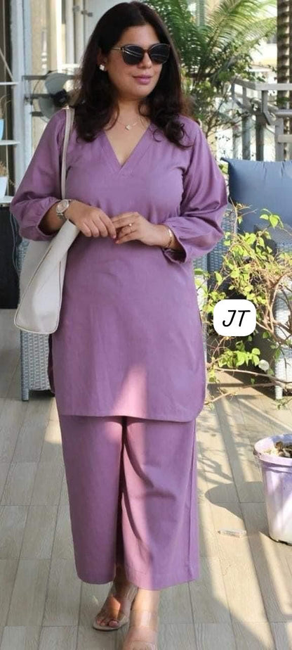 Formal Cotton Co-Ord Set