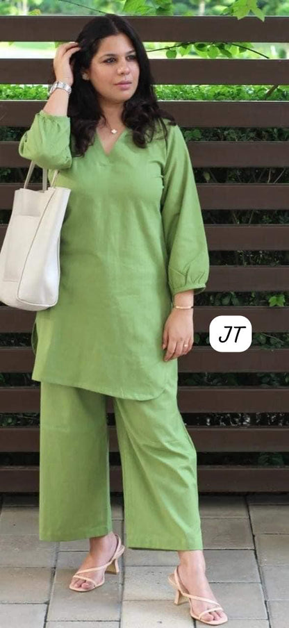 Formal Cotton Co-Ord Set