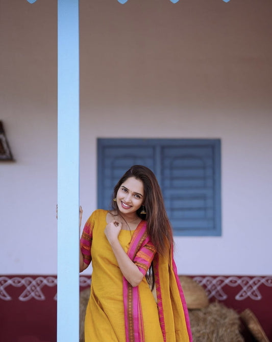 Kanchi Cotton Beautiful Suit Set