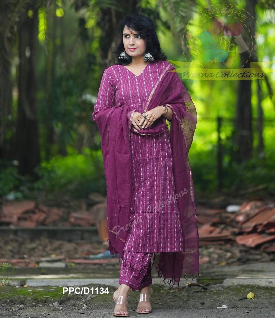 Pure Kantha Cotton Suit