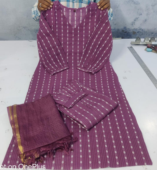 Pure Kantha Cotton Suit
