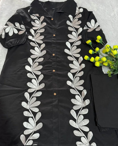 Pure Chanderi Cotton Co-Ord Set