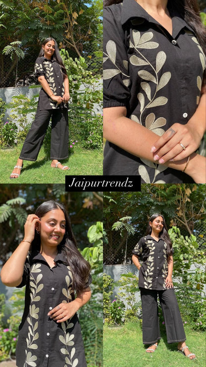 Pure Chanderi Cotton Co-Ord Set