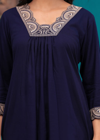 Premium Neck Embroidered Modal Perfection 3 Piece Set