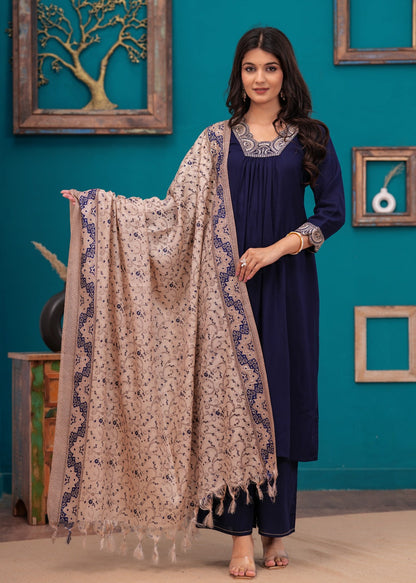 Premium Neck Embroidered Modal Perfection 3 Piece Set