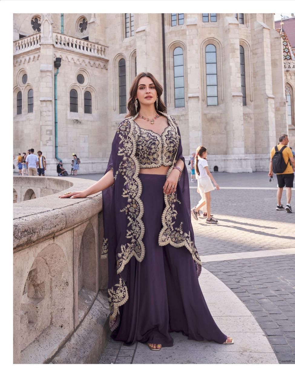 FESTIVE AND PARTY WEAR INDOWESTERN THREE PC SET  PERFECT FOR WEDDINGS