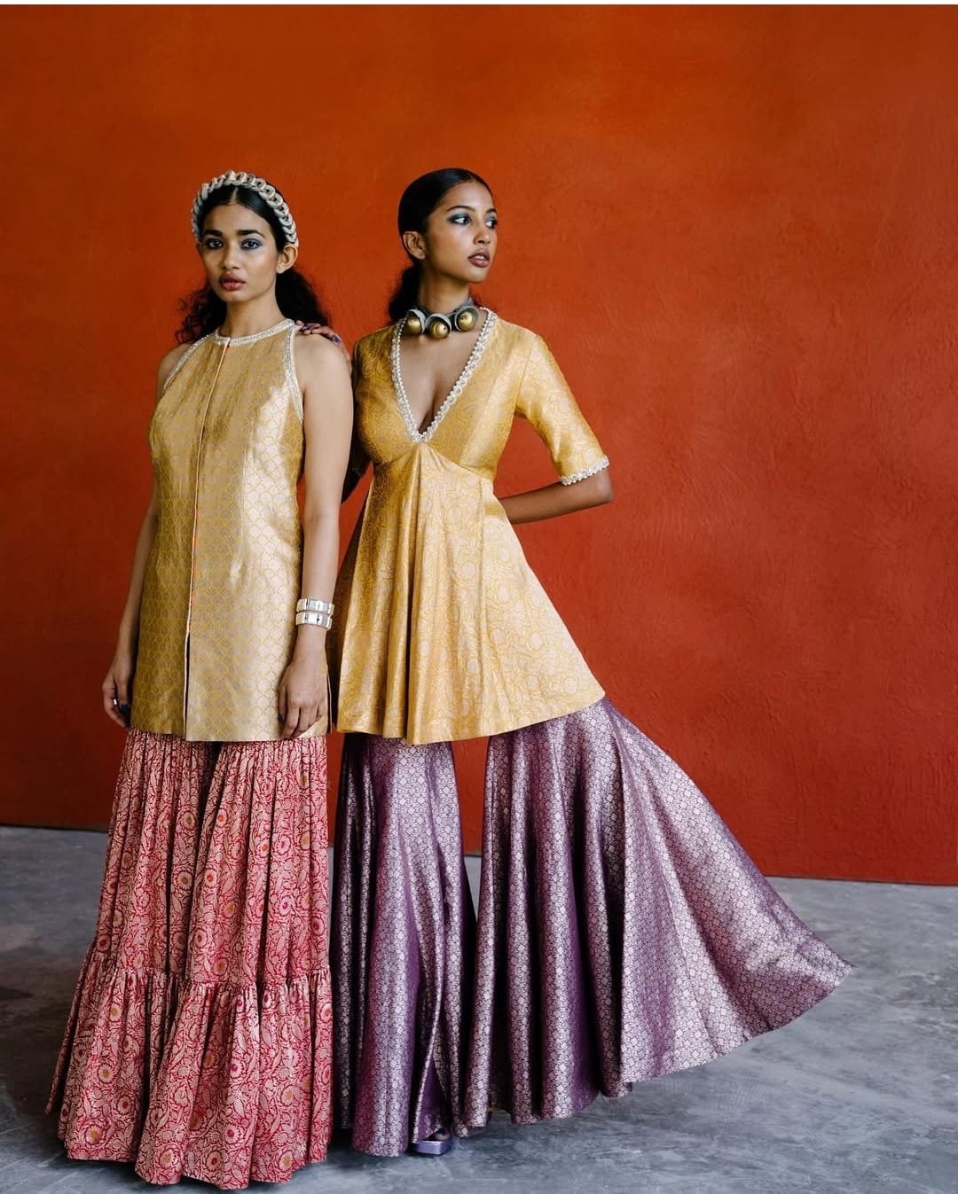 Heavy Party Wear Sharara Set With Different Colour and Design