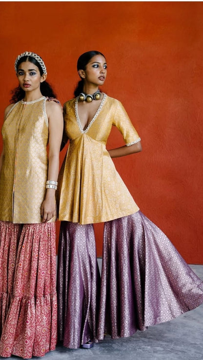 Heavy Party Wear Sharara Set With Different Colour And Design
