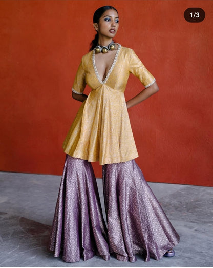 Heavy Party Wear Sharara Set With Different Colour And Design