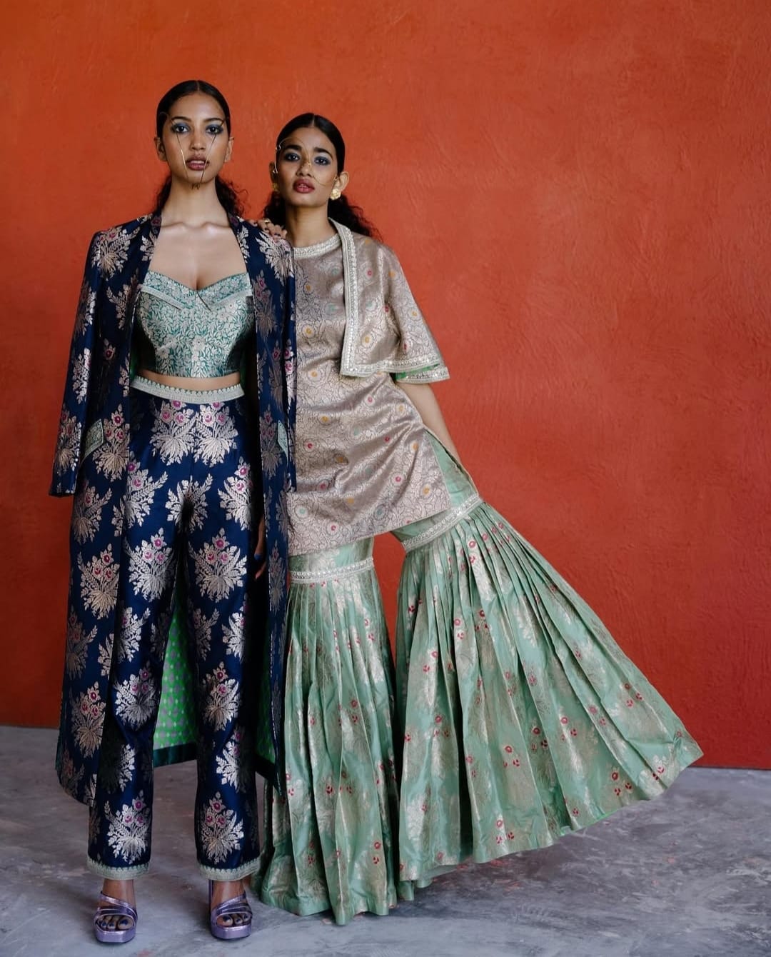 Heavy Party Wear Sharara Set With Different Colour and Design