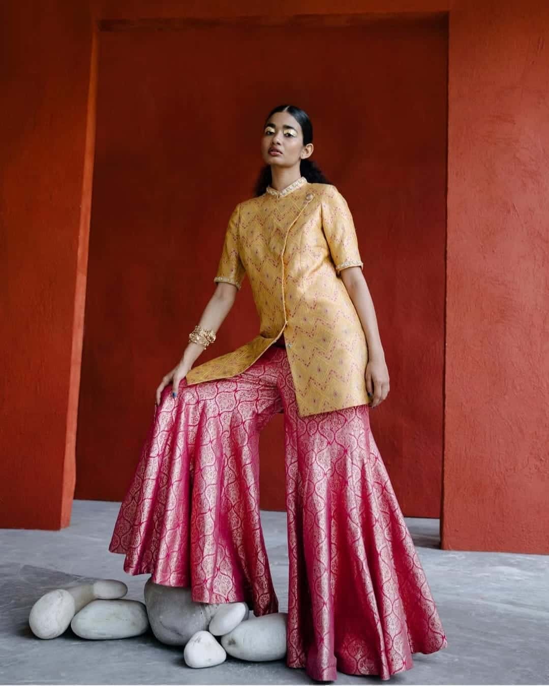 Heavy Party Wear Sharara Set With Different Colour and Design
