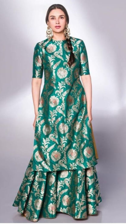 Heavy Banarasi Silk Party Wear 3 Suit Set